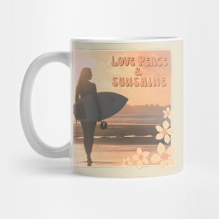 Love Peace and Sunshine Mug